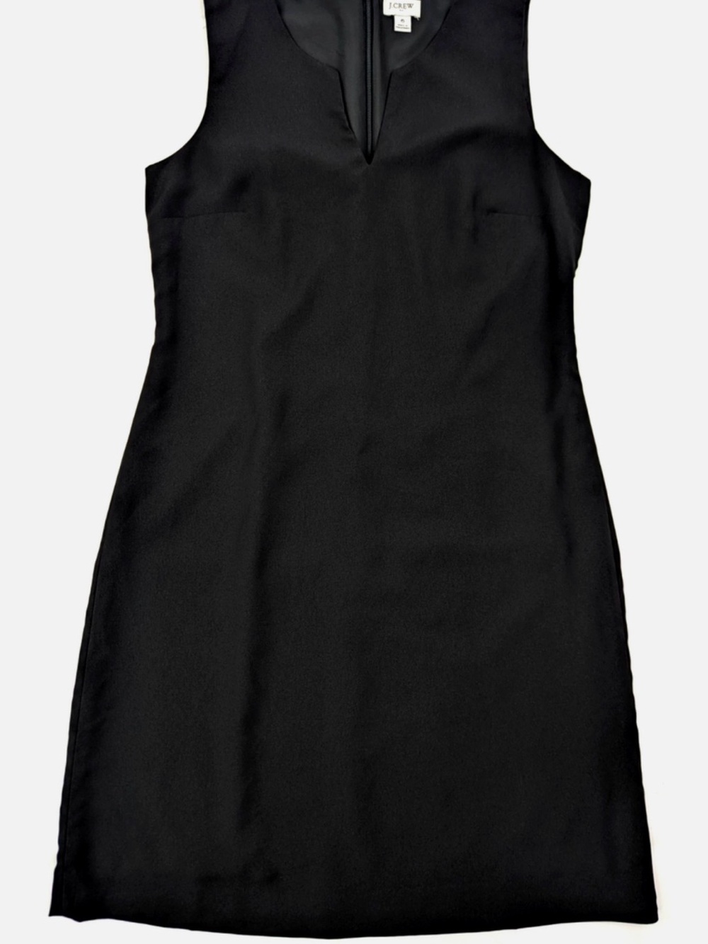 NWT J. Crew Classic Black V-Neck Suiting Dress